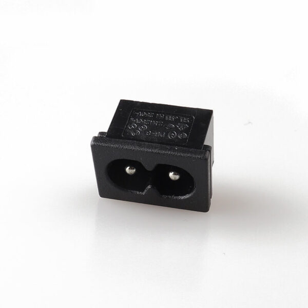 LZ-8-4P8 IEC C8 2pin ac socket 250v female copper industrial power socket connector - Image 2