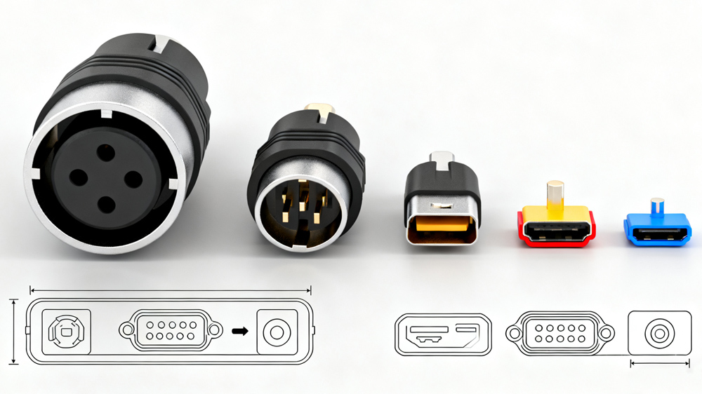 AC and DC Power Connectors